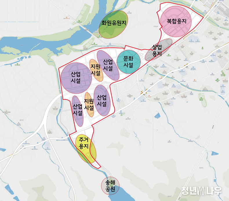 제2국가산단 개발구상도
